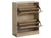ABO-G1014 OAK, botník 2-dveřový, dub