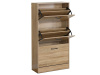 ABO-G1016 OAK, botník 3-dveřový, dub