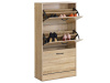 ABO-G1016 OAK, botník 3-dveřový, dub