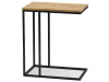 AF-3006 OAK, odkládací stolek 50x30cm, černá / dub divoký