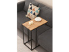 AF-3006 OAK, odkládací stolek 50x30cm, černá / dub divoký