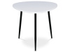 AF-3012 WT, konferenční stolek 100x60cm, černá / bílá