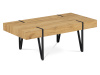 AHG-233 OAK, konferenční stolek 110x60cm, černá / dub divoký