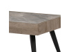 AHG-281 GREY, konferenční stůl 120x60cm, černá / světlý dub / šedý mramor