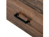 AHG-536 PINE, konferenční stůl 120x60cm, černý lak / borovicový masiv