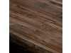 AHG-536 PINE, konferenční stůl 120x60cm, černý lak / borovicový masiv