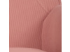 AK-314 PINK2, čalouněné křeslo - ušák, přírodní / látka růžová