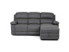 ASD-4213P GREY, rohová relaxační sedačka - pravá, látka vintage šedá