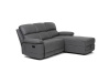 ASD-4213P GREY, rohová relaxační sedačka - pravá, látka vintage šedá
