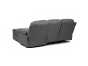 ASD-4213P GREY, rohová relaxační sedačka - pravá, látka vintage šedá