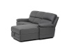 ASD-4213P GREY, rohová relaxační sedačka - pravá, látka vintage šedá