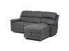 ASD-4213P GREY, rohová relaxační sedačka - pravá, látka vintage šedá