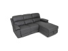ASD-4213P GREY, rohová relaxační sedačka - pravá, látka vintage šedá