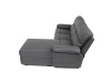 ASD-4213P GREY, rohová relaxační sedačka - pravá, látka vintage šedá
