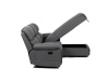 ASD-4213P GREY, rohová relaxační sedačka - pravá, látka vintage šedá