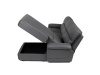 ASD-4213P GREY, rohová relaxační sedačka - pravá, látka vintage šedá