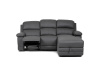 ASD-4213P GREY, rohová relaxační sedačka - pravá, látka vintage šedá