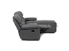 ASD-4213P GREY, rohová relaxační sedačka - pravá, látka vintage šedá