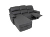 ASD-4213P GREY, rohová relaxační sedačka - pravá, látka vintage šedá