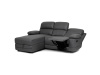 ASD-4213P GREY, rohová relaxační sedačka - pravá, látka vintage šedá