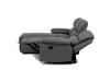 ASD-4213P GREY, rohová relaxační sedačka - pravá, látka vintage šedá