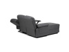 ASD-4213P GREY, rohová relaxační sedačka - pravá, látka vintage šedá