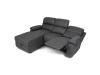 ASD-4213P GREY, rohová relaxační sedačka - pravá, látka vintage šedá