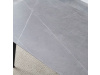 ASE-1003 GREY2, jídelní set 1+4, černý lak / slinutý kámen / látka šedá
