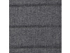 ASE-1003 GREY2, jídelní set 1+4, černý lak / slinutý kámen / látka šedá