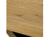 AT-3018 OAK, jídelní stůl 160x90cm, černá / dub