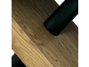 AT-3018 OAK, jídelní stůl 160x90cm, černá / dub