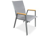 AZC-S1050 GREY, zahradní židle, látka šedá