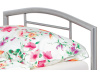 BED-1900 SIL, kovová postel 90x200cm, šedý lesk