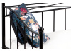 BED-1905 BK, kovová postel 90x200cm, černá