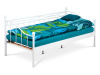 BED-1905 WT, kovová postel 90x200 cm, bílý lak