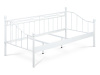 BED-1905 WT, kovová postel 90x200 cm, bílý lak