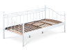 BED-1905 WT, kovová postel 90x200 cm, bílý lak