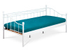 BED-1905 WT, kovová postel 90x200 cm, bílý lak