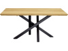 SYSTEM S40104, jídelní stůl 160x90cm, černá / dub exkluziv
