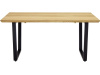 SYSTEM S40106, jídelní stůl 160x90cm, černá / dub exkluziv
