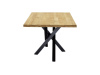 SYSTEM S40304, jídelní stůl 160x90cm, černá / dub exkluziv
