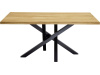 SYSTEM S40304, jídelní stůl 160x90cm, černá / dub exkluziv