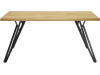 SYSTEM S40305, jídelní stůl 160x90cm, černá / dub exkluziv