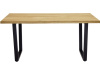 SYSTEM S40306, jídelní stůl 160x90cm, černá / dub exkluziv