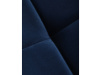 CT-281 BLUE4, jídelní židle, černá / látka modrý samet