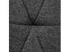 CT-285 GREY2, jídelní židle, černá / látka šedá