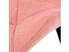 CT-285 PINK2, jídelní židle, černá / látka růžová