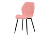 CT-285 PINK2, jídelní židle, černá / látka růžová