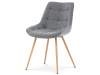 CT-394 GREY2, jídelní židle, dub / látka šedá