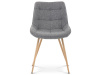 CT-394 GREY2, jídelní židle, dub / látka šedá